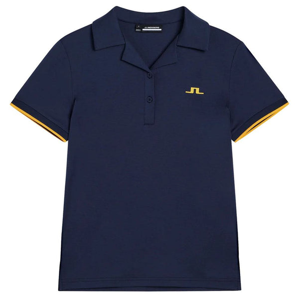J.Lindeberg Solange Golf Polo JL Navy - SS23 Women