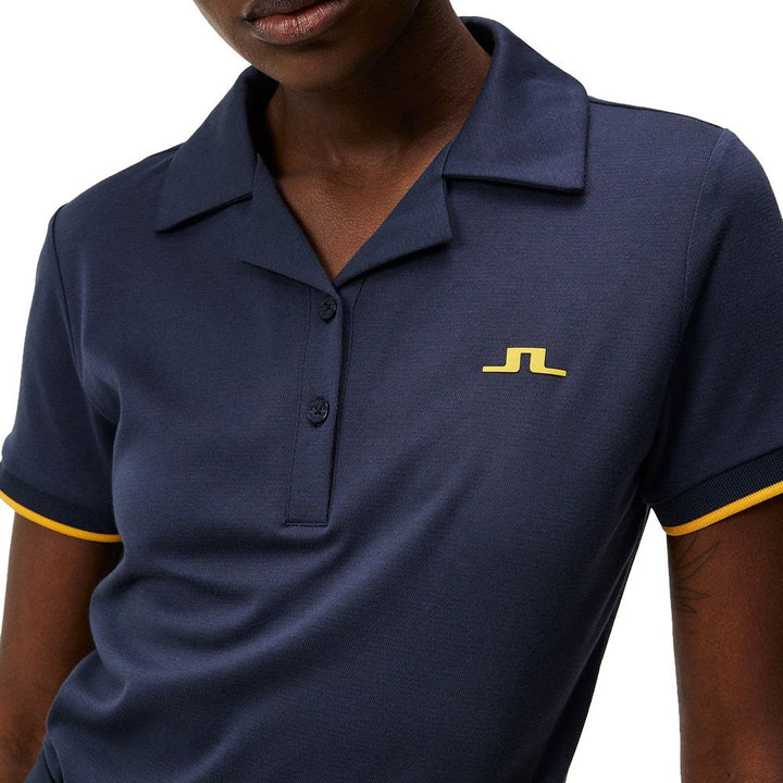 J.Lindeberg Solange Golf Polo JL Navy - SS23 Women