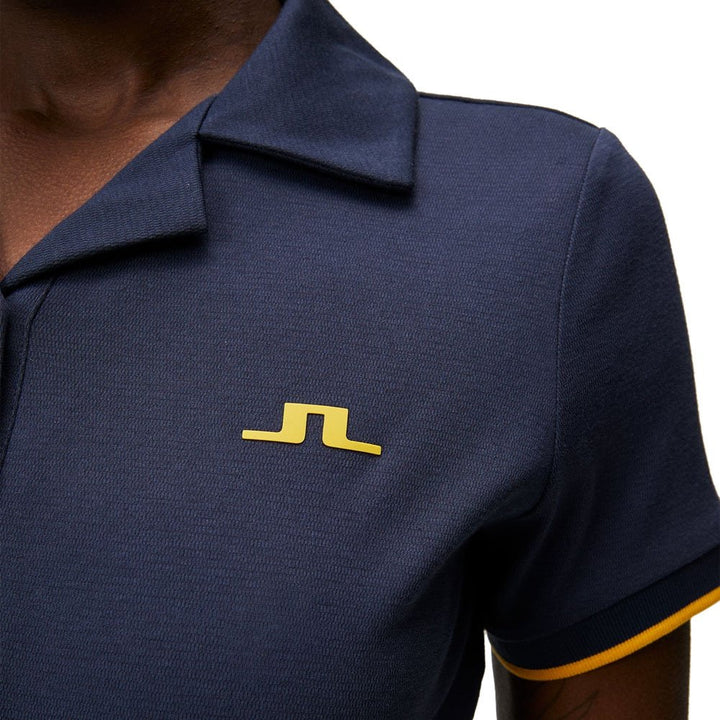 J.Lindeberg Solange Golf Polo JL Navy - SS23 Women