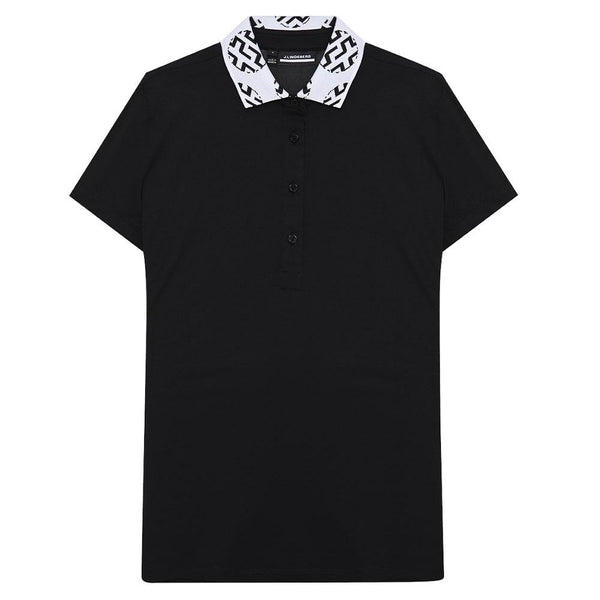 J.Lindeberg Tilly Golf Polo Black - SS23 Women