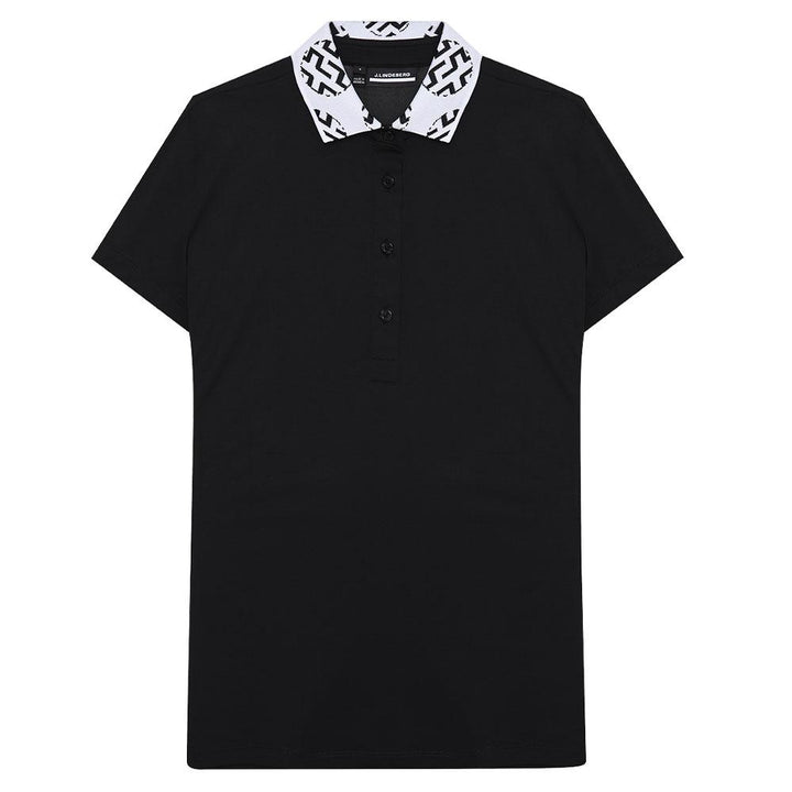 J.Lindeberg Tilly Golf Polo Black - SS23 Women
