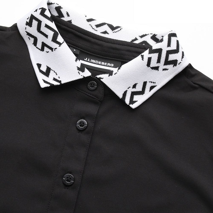 J.Lindeberg Tilly Golf Polo Black - SS23 Women