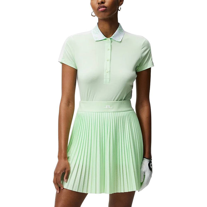 J.Lindeberg Tilly Golf Polo Patina Green - SS23 Women