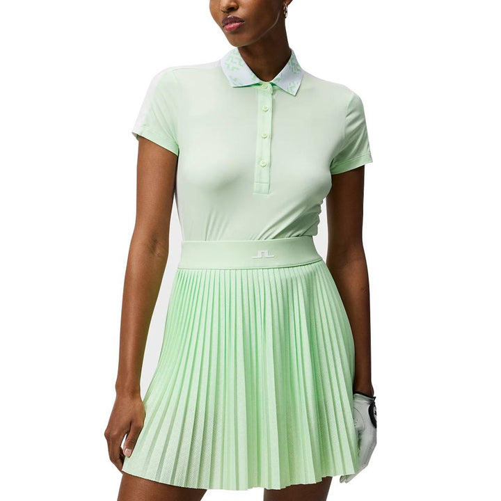 J.Lindeberg Tilly Golf Polo Patina Green - SS23 Women