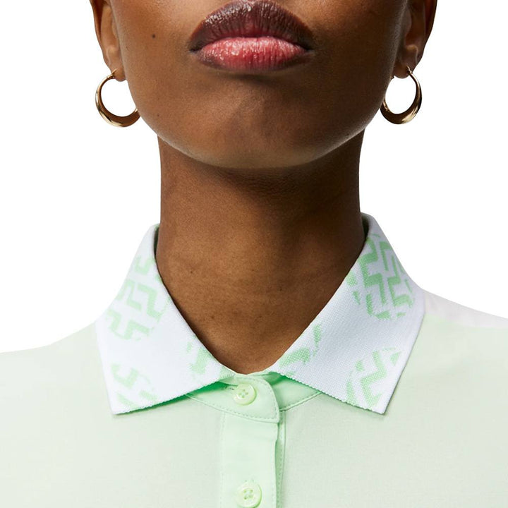 J.Lindeberg Tilly Golf Polo Patina Green - SS23 Women