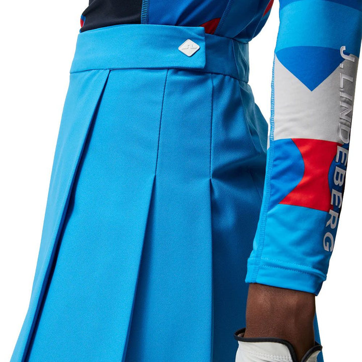 J.Lindeberg Cataleya Pleated Golf Skirt Brilliant Blue - 23 Women