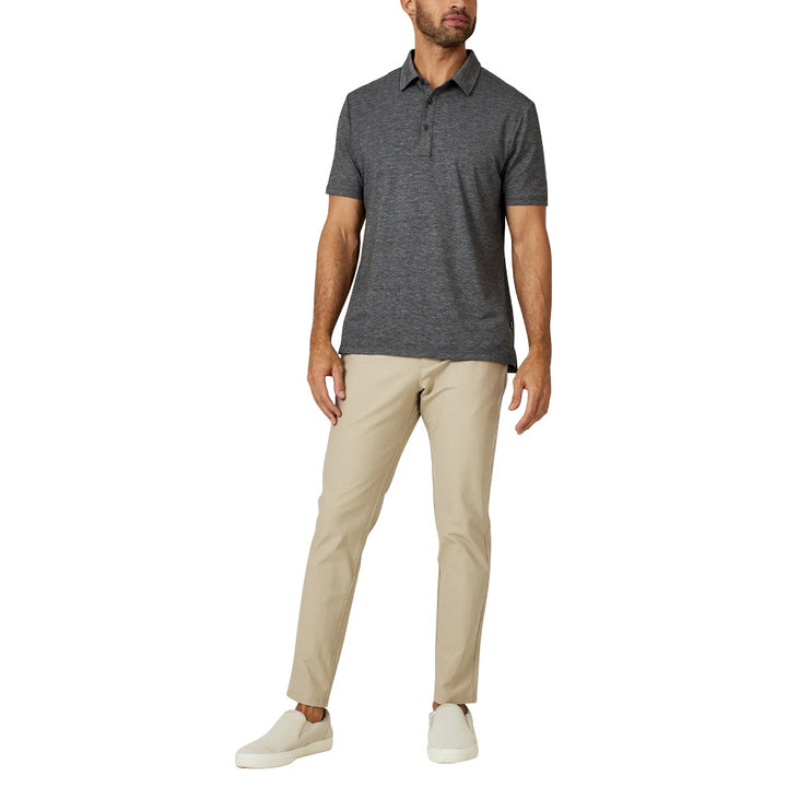 7Diamonds Nikos Golf Polo Charcoal