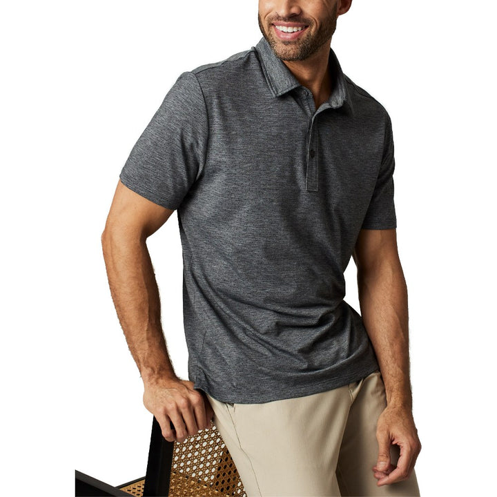7Diamonds Nikos Golf Polo Charcoal
