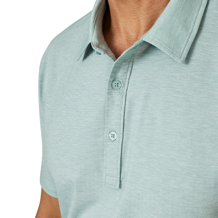 7Diamonds Nikos Golf Polo Seafoam