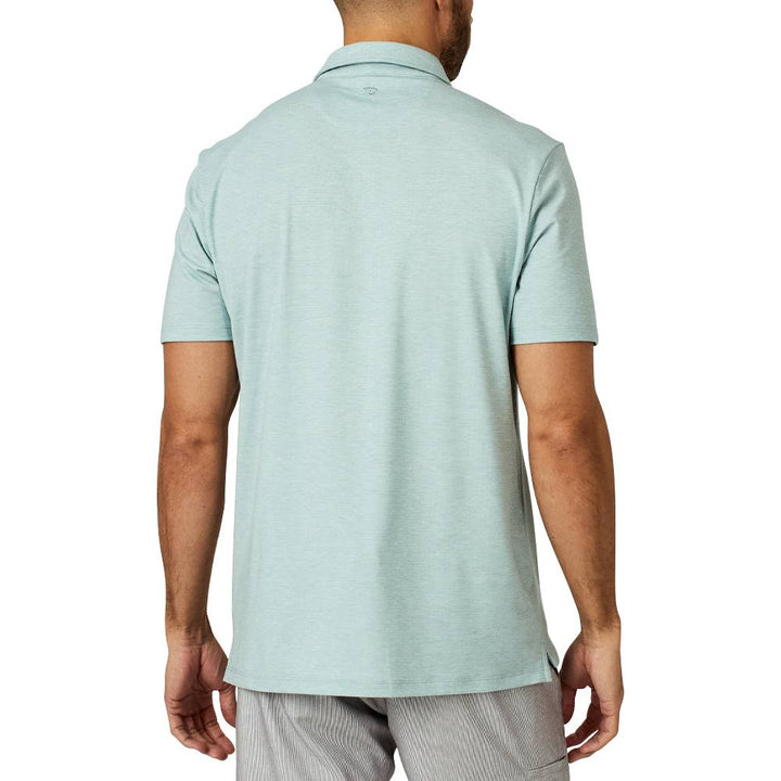 7Diamonds Nikos Golf Polo Seafoam