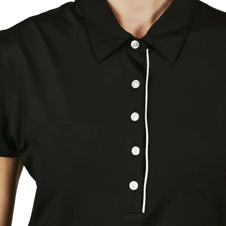 7Diamonds Sade Golf Polo Black - 23 Women