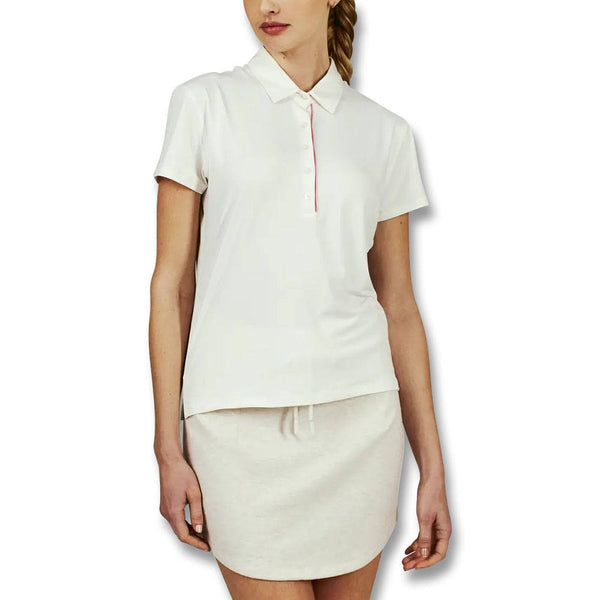 7Diamonds Sade Golf Polo Bone - 23 Women