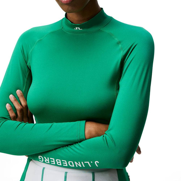 J.Lindeberg Asa Soft Compression Top SS Golf Baselayer Bosphorus - 23 Women