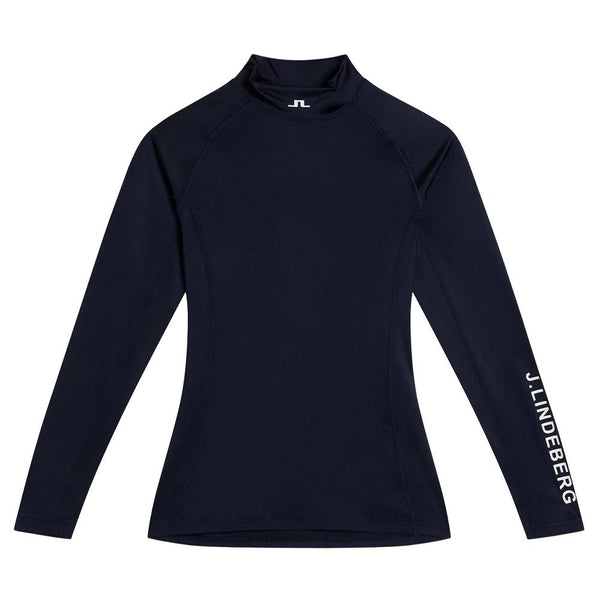 J.Lindeberg Asa Soft Compression Top SS Golf Baselayer JL Navy - 23 Women