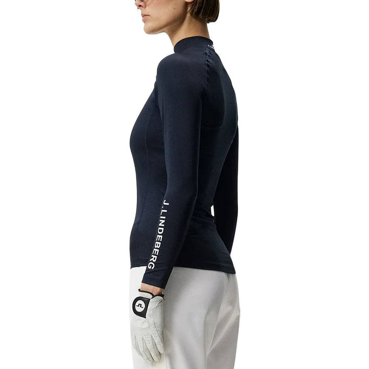 J.Lindeberg Asa Soft Compression Top SS Golf Baselayer JL Navy - 23 Women