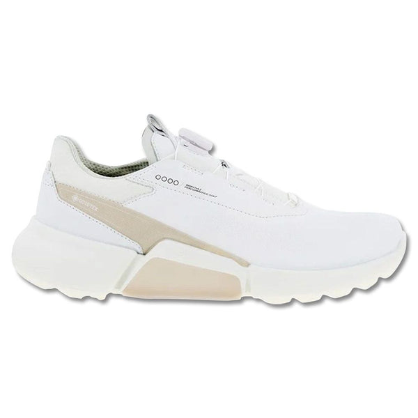 ECCO BIOM H4 BOA Spikeless Golf Shoes White/Gravel - SS23 Men