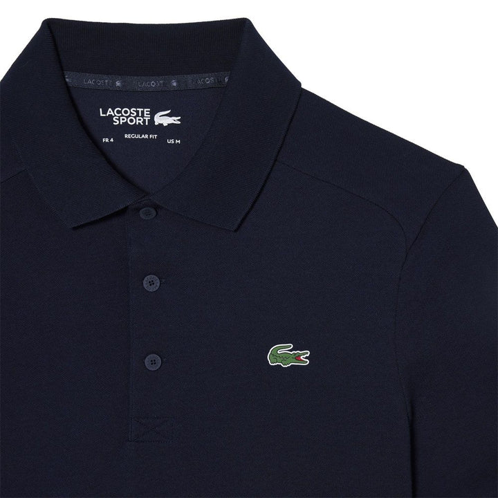 Lacoste Sport Organic Cotton Pique Golf Polo Navy - SS23 Men