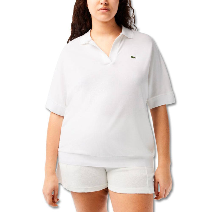 Lacoste Loose Fit Flowy Pique Golf Polo 2023 Women