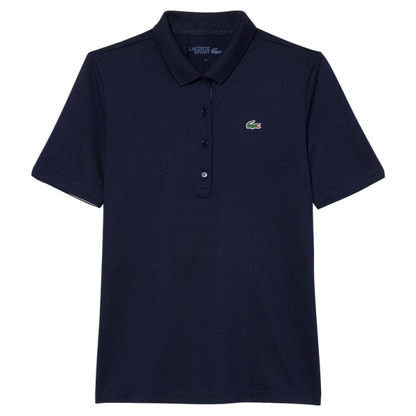 Lacoste Sport Breathable Stretch Golf Polo Navy Blue/White - SS23 Women