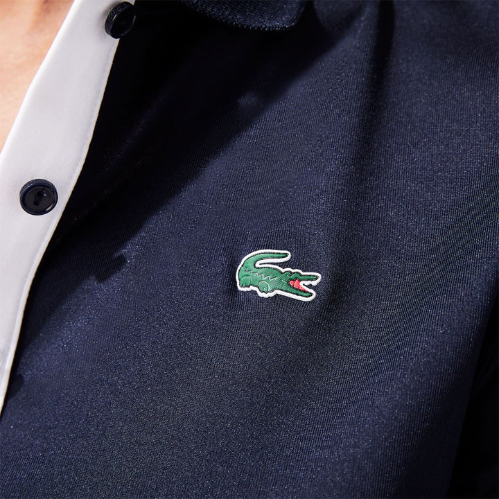 Lacoste Sport Breathable Stretch Golf Polo Navy Blue/White - SS23 Women