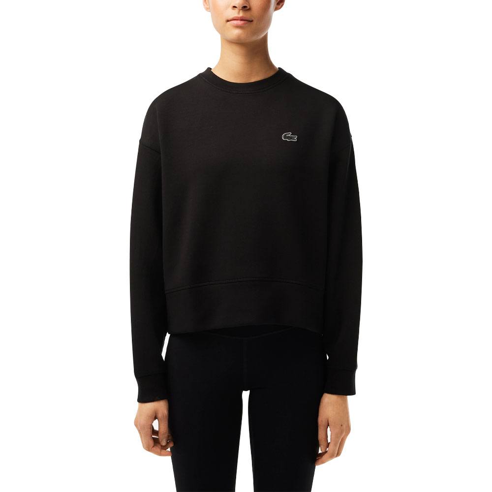 Lacoste Print Back Golf Sweater Black - FW23 Women
