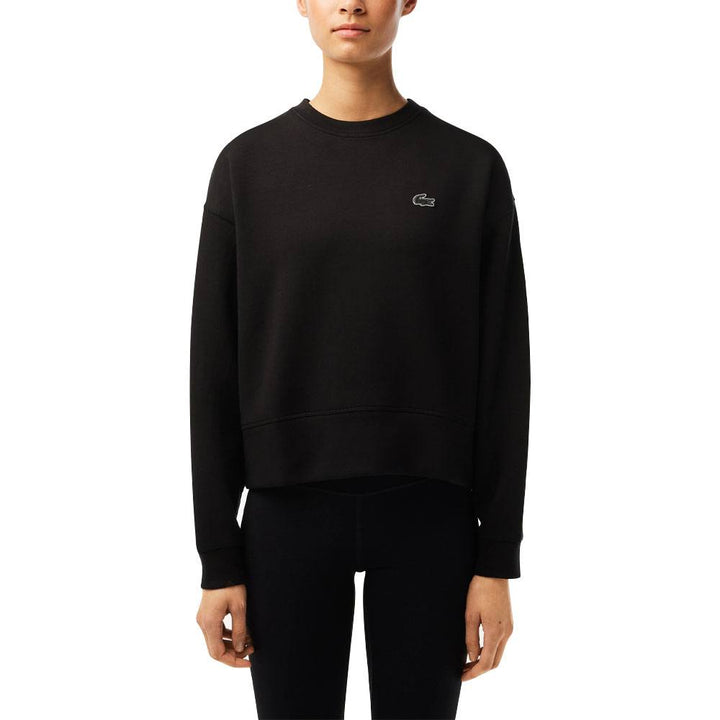 Lacoste Print Back Golf Sweater Black - FW23 Women