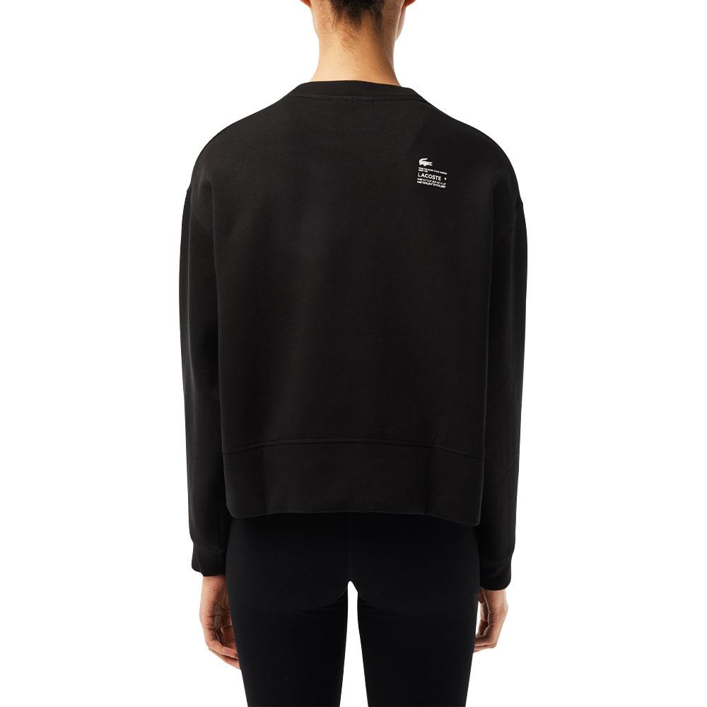 Lacoste Print Back Golf Sweater Black - FW23 Women