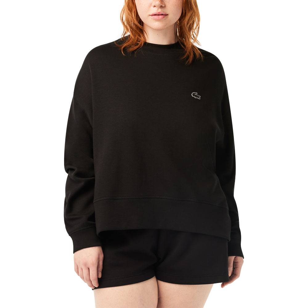 Lacoste Print Back Golf Sweater Black - FW23 Women