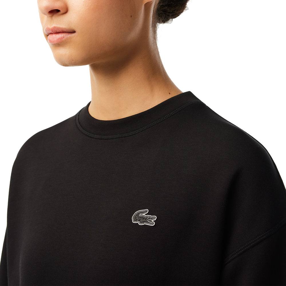 Lacoste Print Back Golf Sweater Black - FW23 Women