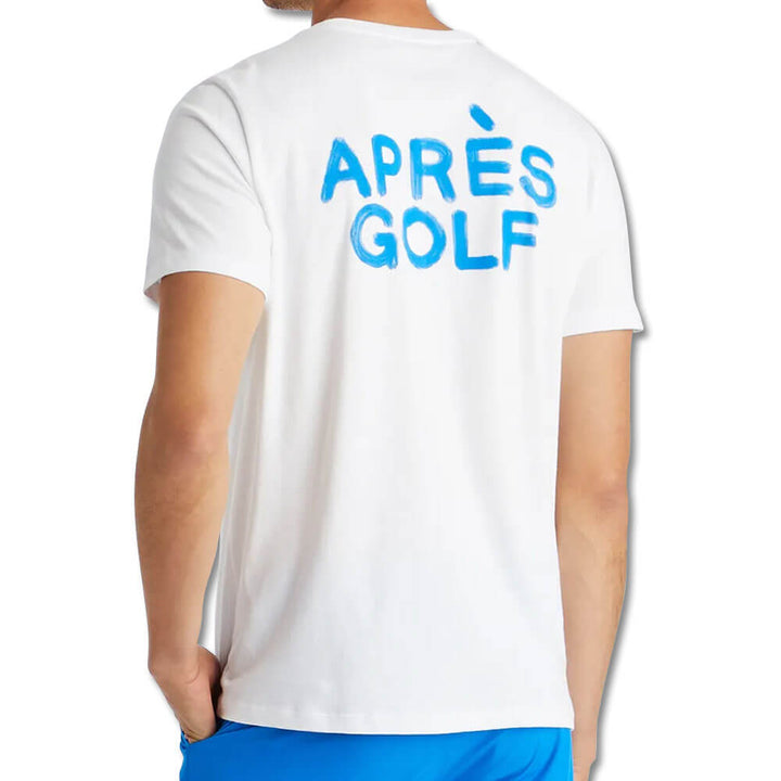 Gfore Apres Cotton Tee Golf T-Shirt Snow - 23 Men