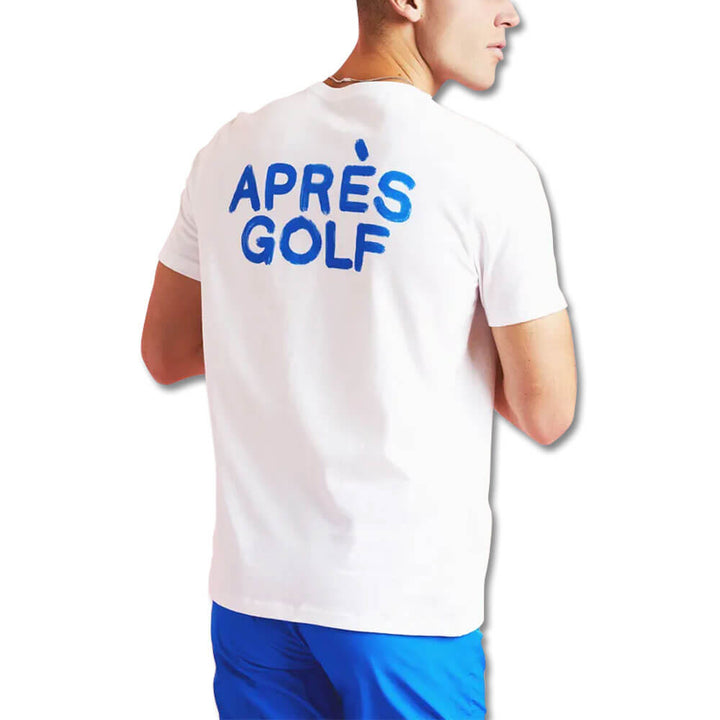 Gfore Apres Cotton Tee Golf T-Shirt Snow - 23 Men