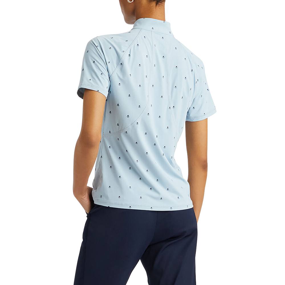 Gfore Skull & T's Silky Tech Nylon Golf Pullover Drizzle - FA23