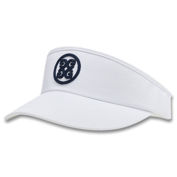 Gfore Circle G's Stretch Twill Golf Visor Snow - 23 Women