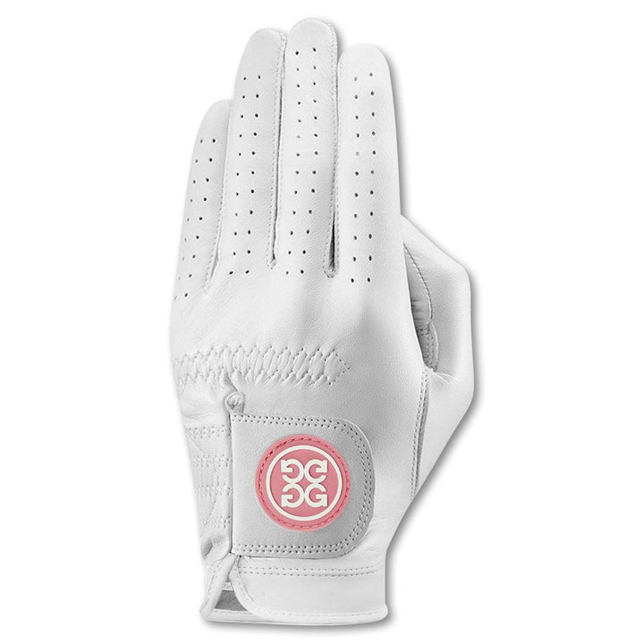 Gfore Pastel Collection Golf Glove Snow/Blush - 23 Women