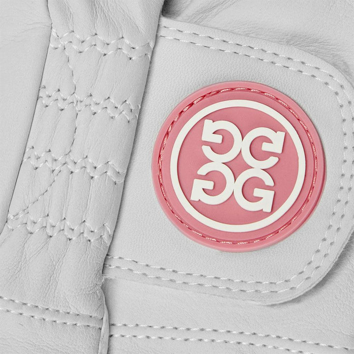 Gfore Pastel Collection Golf Glove Snow/Blush - 23 Women
