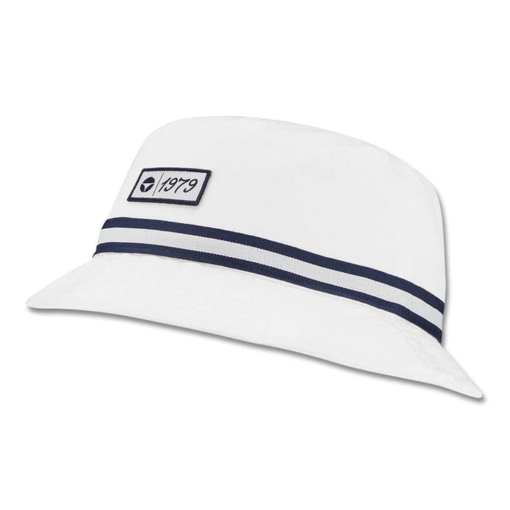 TaylorMade Vintage Twill Golf Bucket Hat White - 23 Men