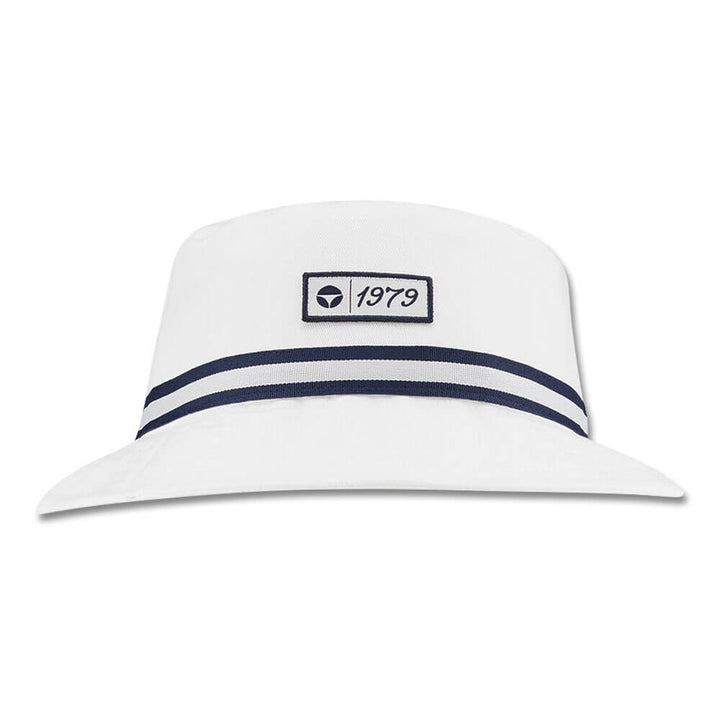 TaylorMade Vintage Twill Golf Bucket Hat White - 23 Men