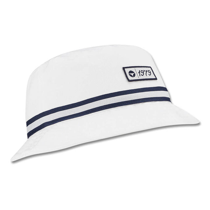 TaylorMade Vintage Twill Golf Bucket Hat White - 23 Men
