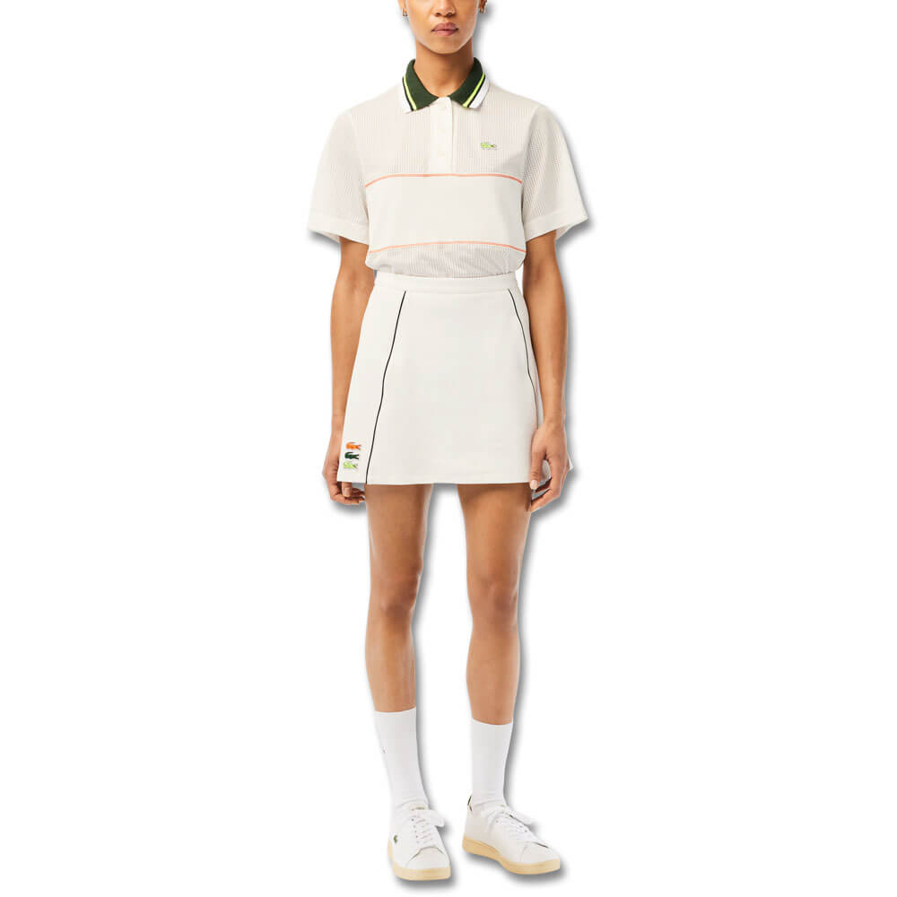 Lacoste Organic Cotton French Made Golf Skirt 2023 Women