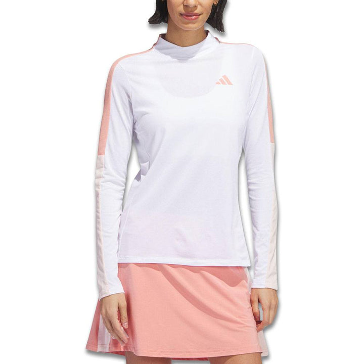 Adidas Longsleeve Golf Mock White - HS/W23 Women