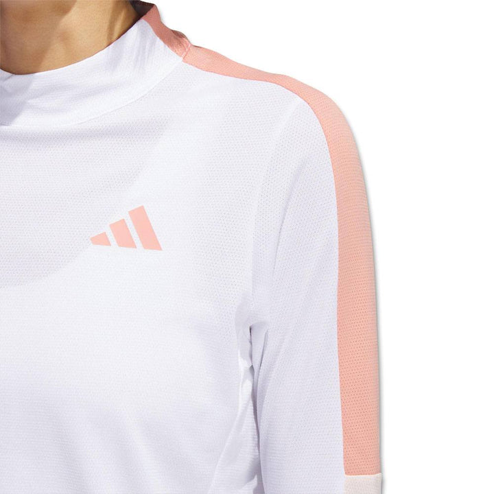 Adidas Longsleeve Golf Mock White - HS/W23 Women