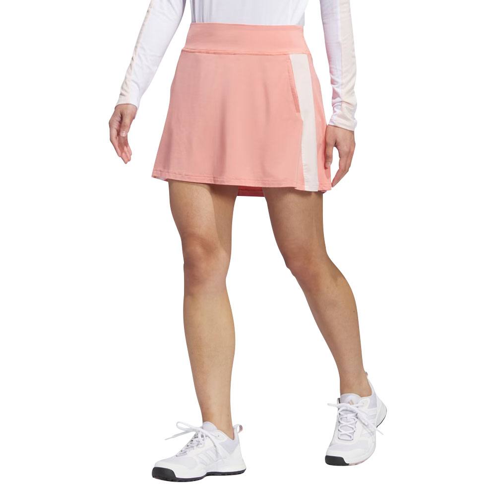 adidas Women's Made with Nature Golf Skort, Medium, Wonder Clay