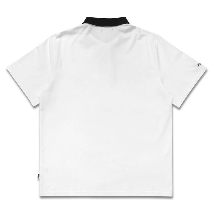 Malbon Roses Baldwin Golf Polo White - 23 Men