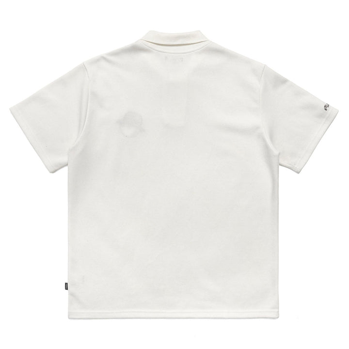 Malbon Caddy Cooper Golf Polo Bone - 23 Men