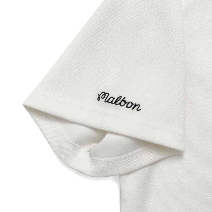 Malbon Caddy Cooper Golf Polo Bone - 23 Men