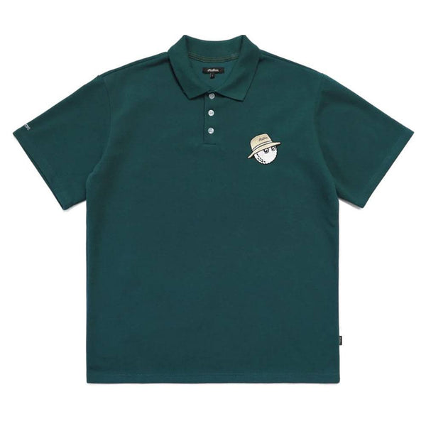 Malbon Caddy Cooper Golf Polo Green - 23 Men