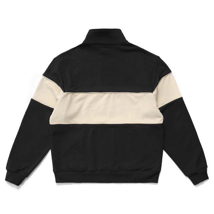 Malbon Collegiate Quarter Zip Golf Pullover Black - 23 Men