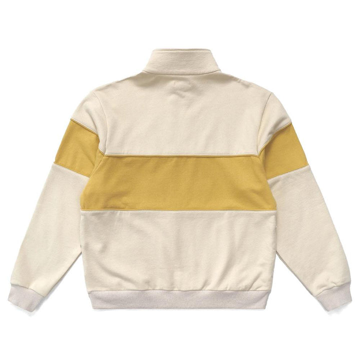 Malbon Collegiate Quarter Zip Golf Pullover Natural - 23 Men