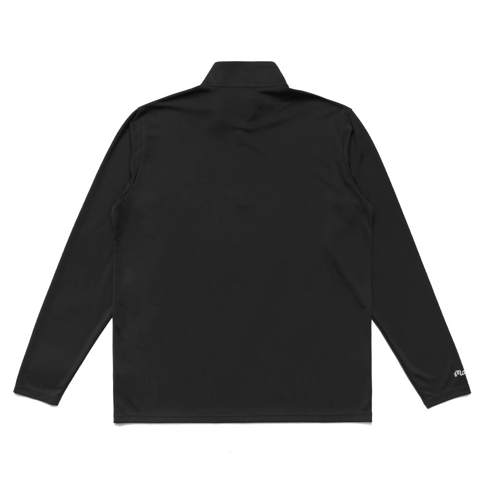 Malbon Performance 1/4 Zip Golf Pullover Black - FW23