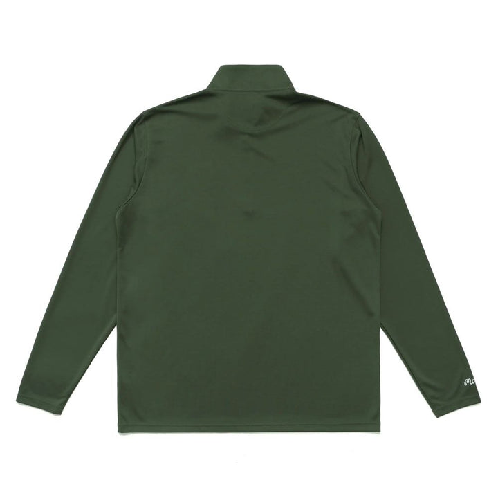 Malbon Performance 1/4 Zip Golf Pullover Forest Green - FW23